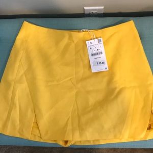 Never worn yellow skort